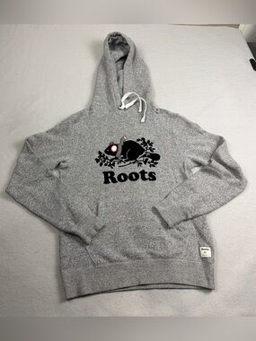 Roots Canada Original Salt & Pepper Kanga Hoodie XS